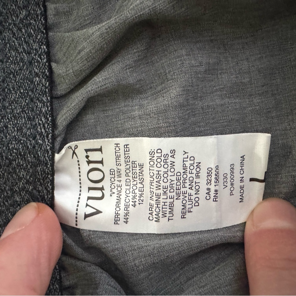 Vuori green-gray shorts - Picture 5 of 5